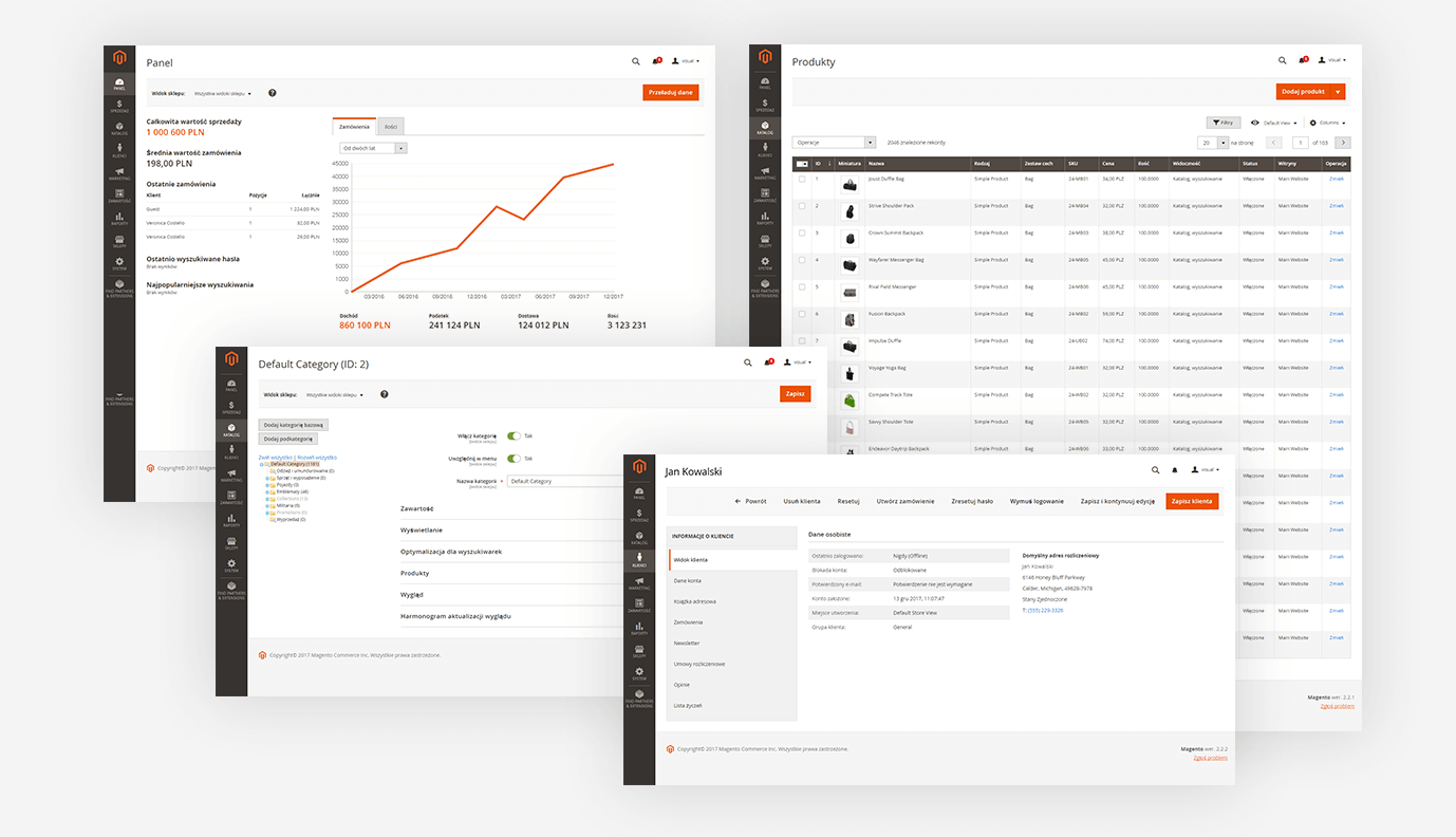 Magento demo version